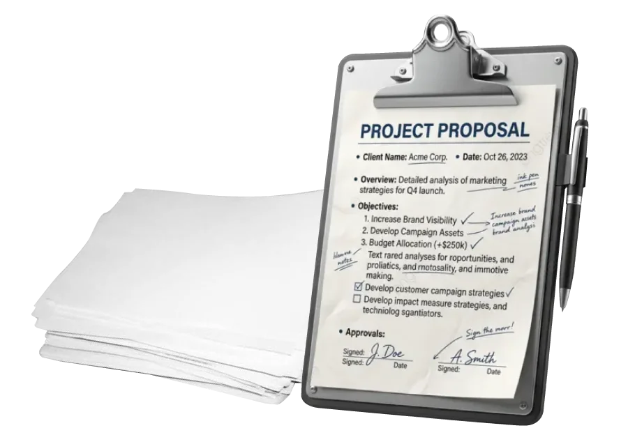 Premium corporate business proposal document crafted by EBook Fusion