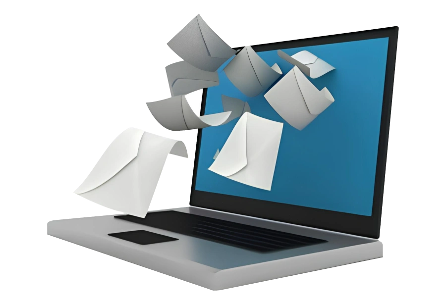 Professional email content writing and copywriting services layout by EBook Fusion