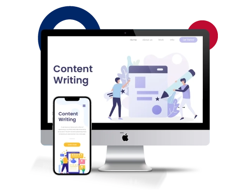 Ebook Fusion professional web copywriting mockup and website content writing display