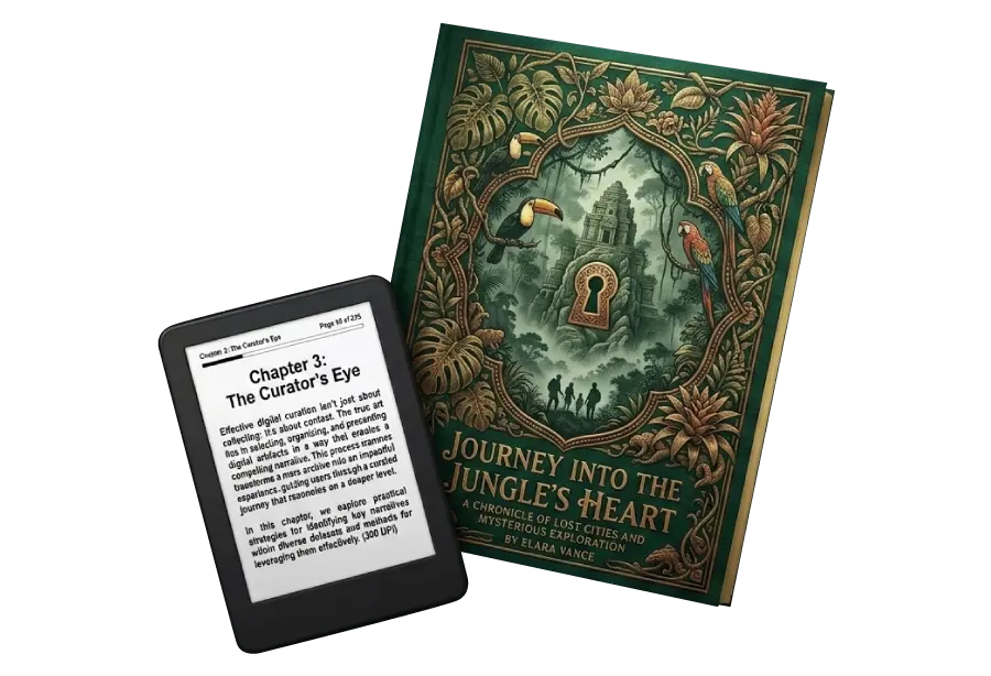Premium Multi-Device Author Book Showcase and Digital Identity Layout - Ebook Fusion